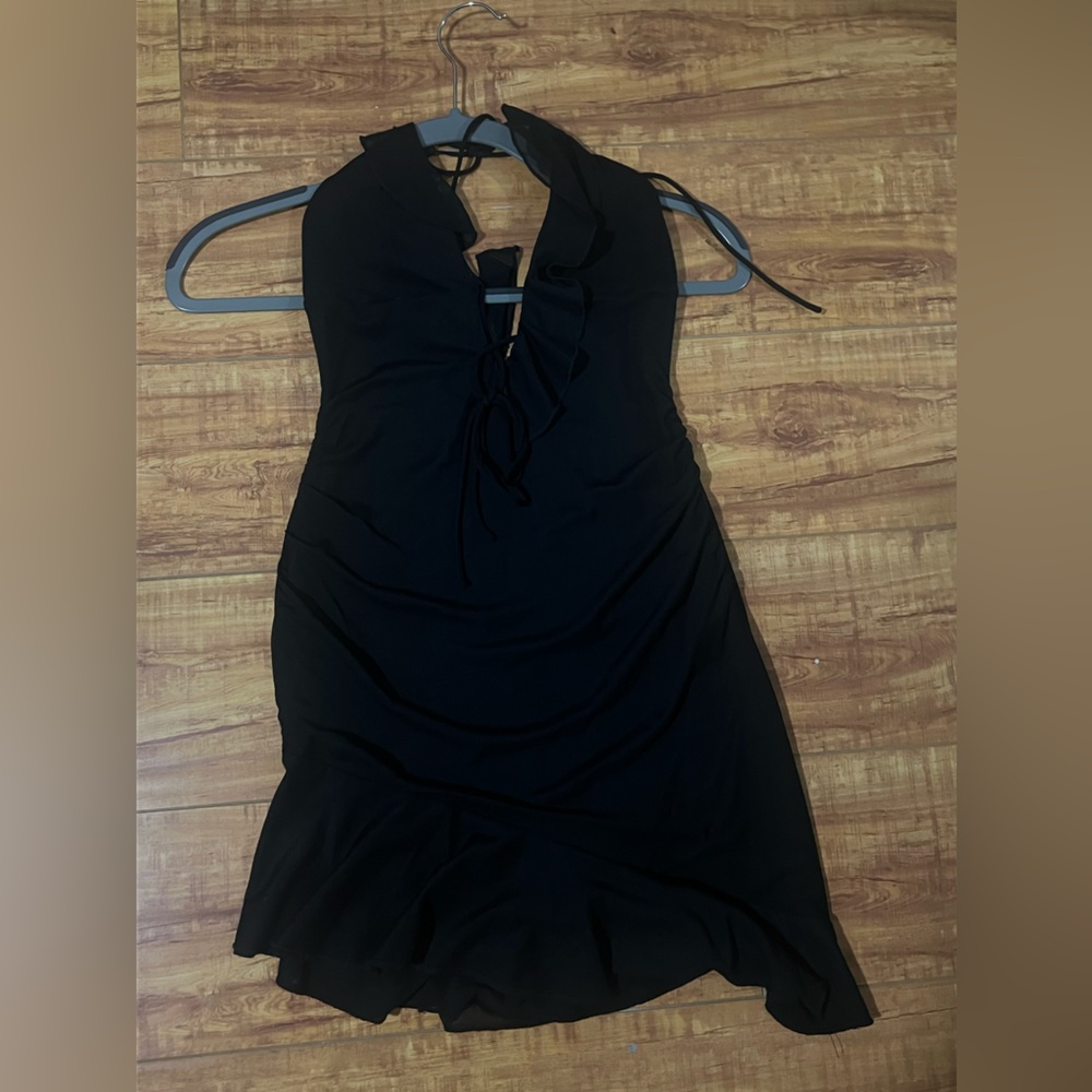 I AM GIA mini halter dress